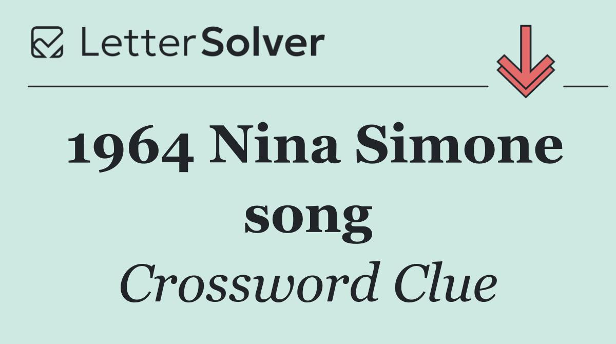 1964 Nina Simone song