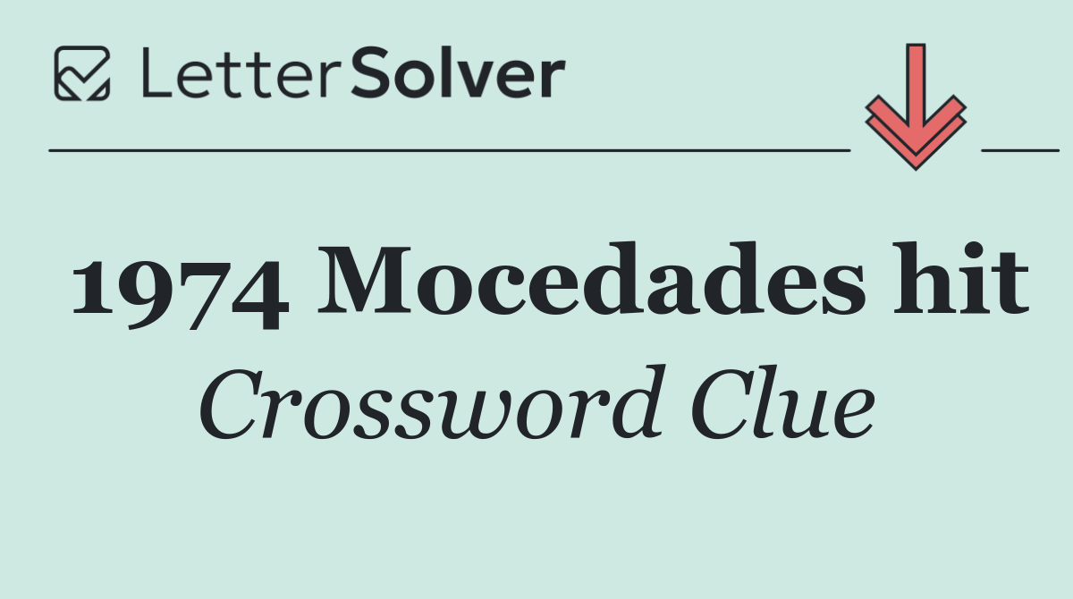 1974 Mocedades hit