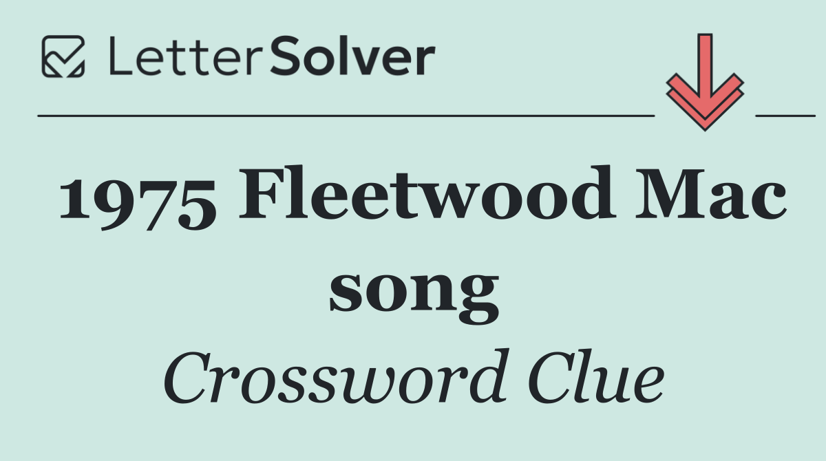 1975 Fleetwood Mac song