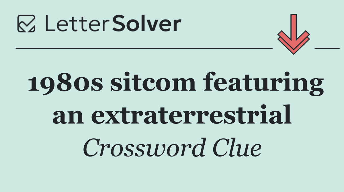 1980s sitcom featuring an extraterrestrial