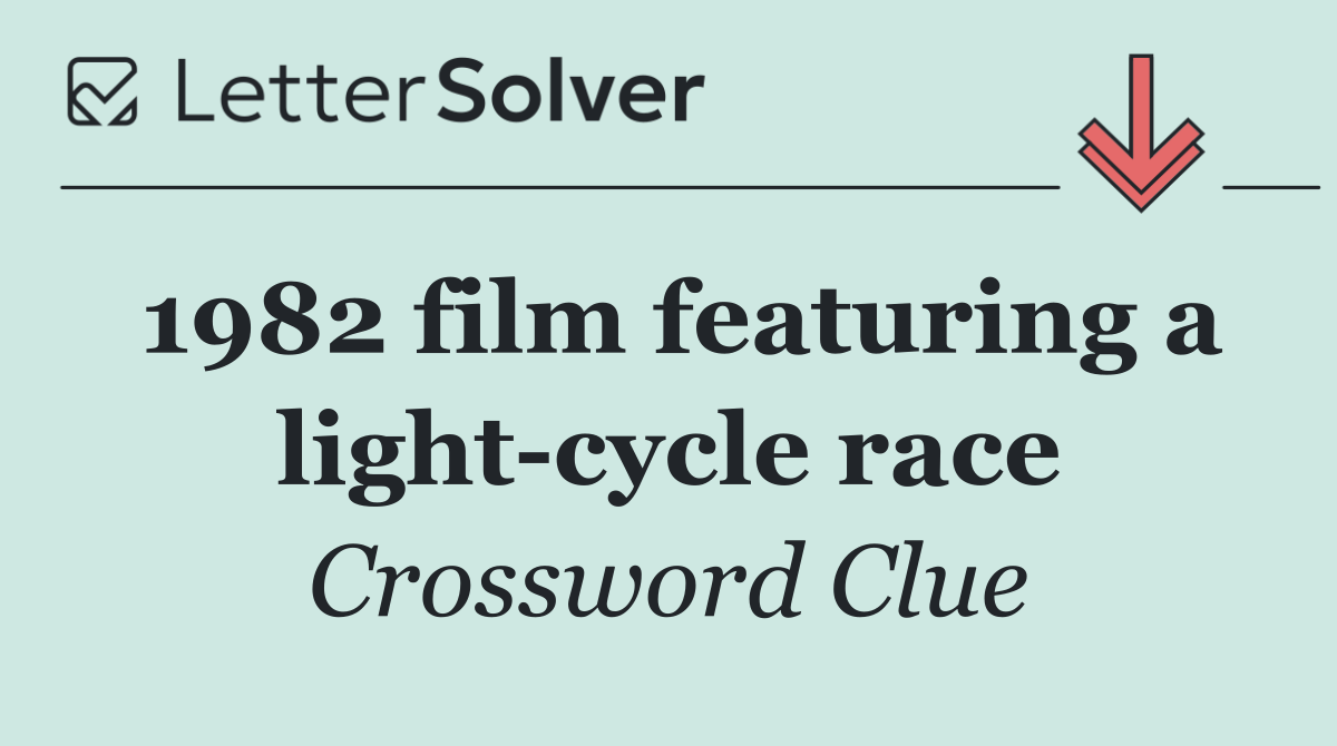 1982 film featuring a light cycle race