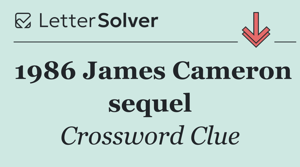 1986 James Cameron sequel