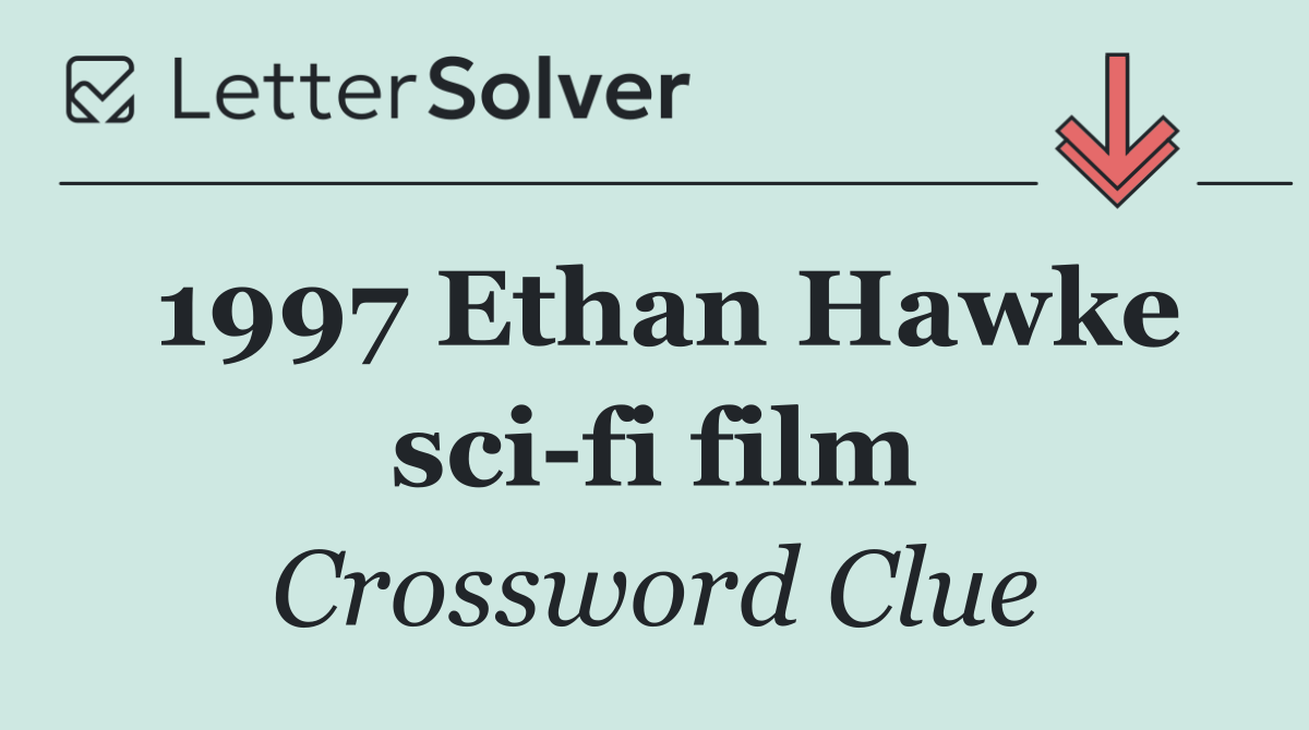 1997 Ethan Hawke sci fi film