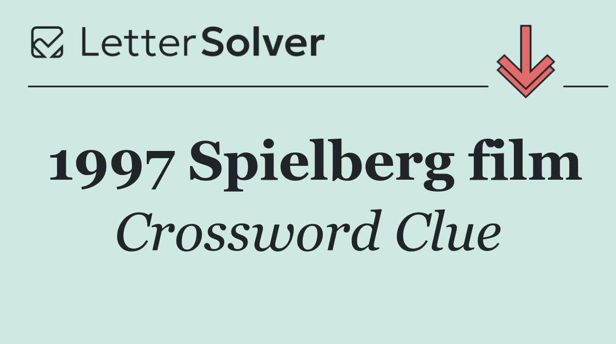 1997 Spielberg film