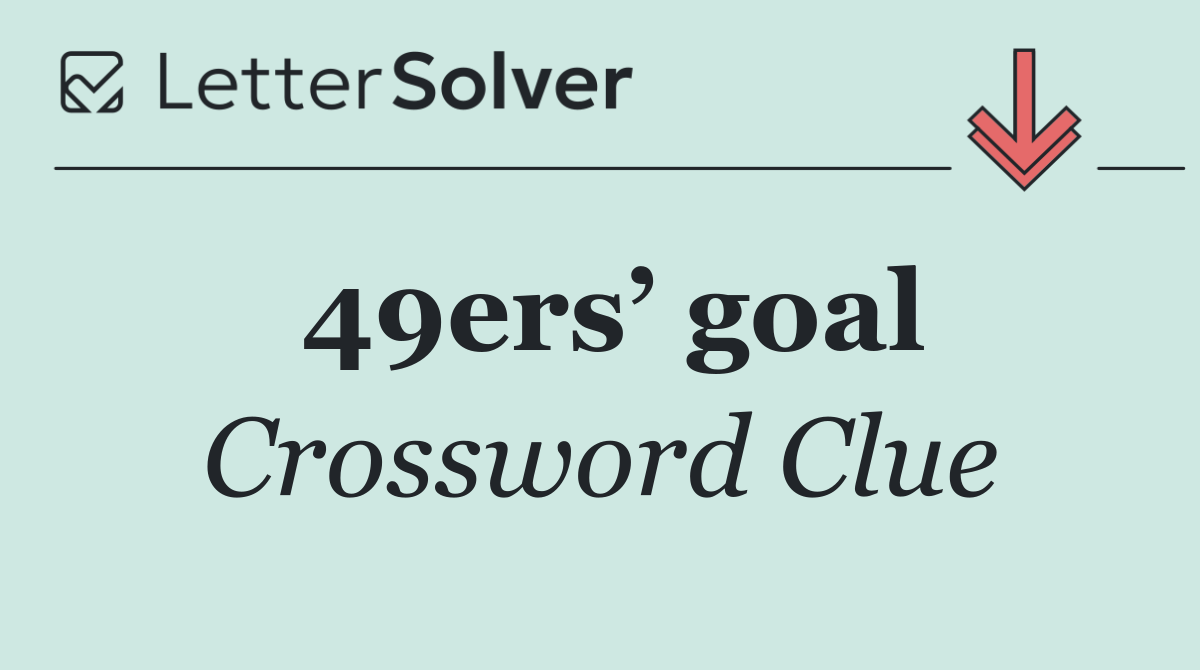 49ers’ goal