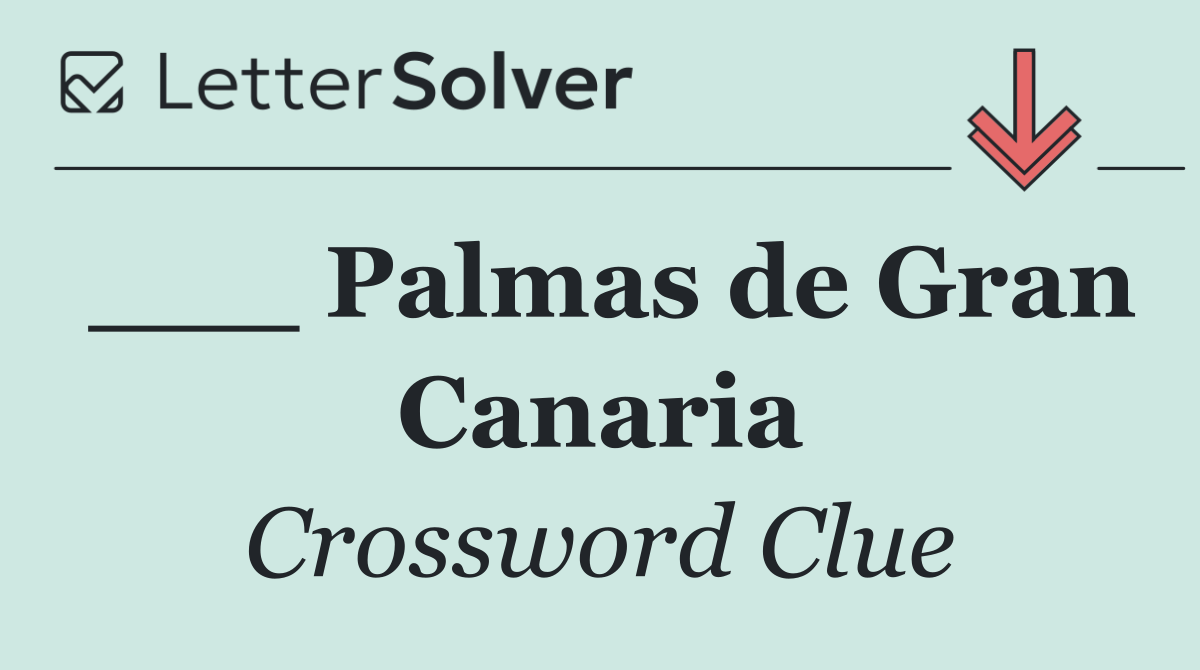 ___ Palmas de Gran Canaria