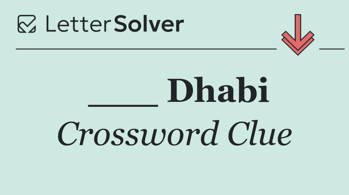 ___ Dhabi