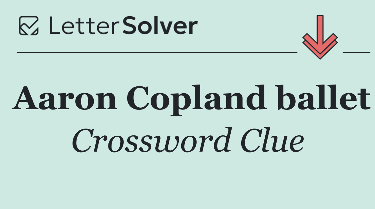 Aaron Copland ballet