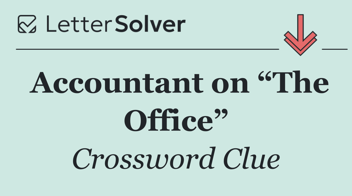 Accountant on “The Office”