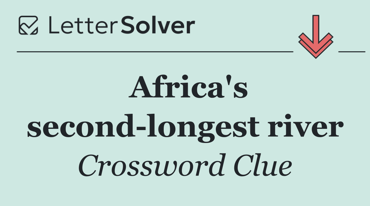 Africa's second longest river