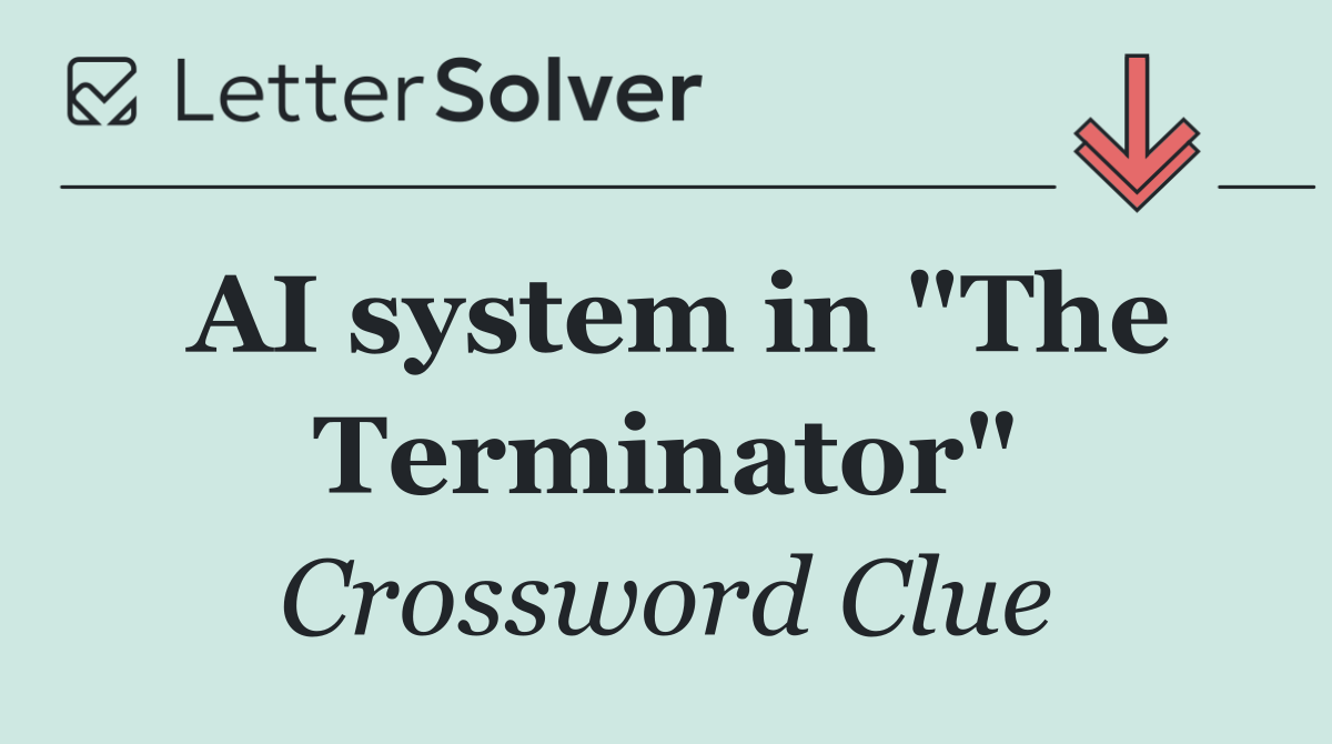 AI system in "The Terminator"