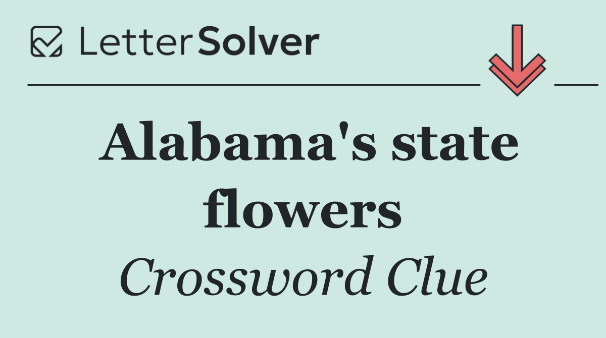 Alabama's state flowers