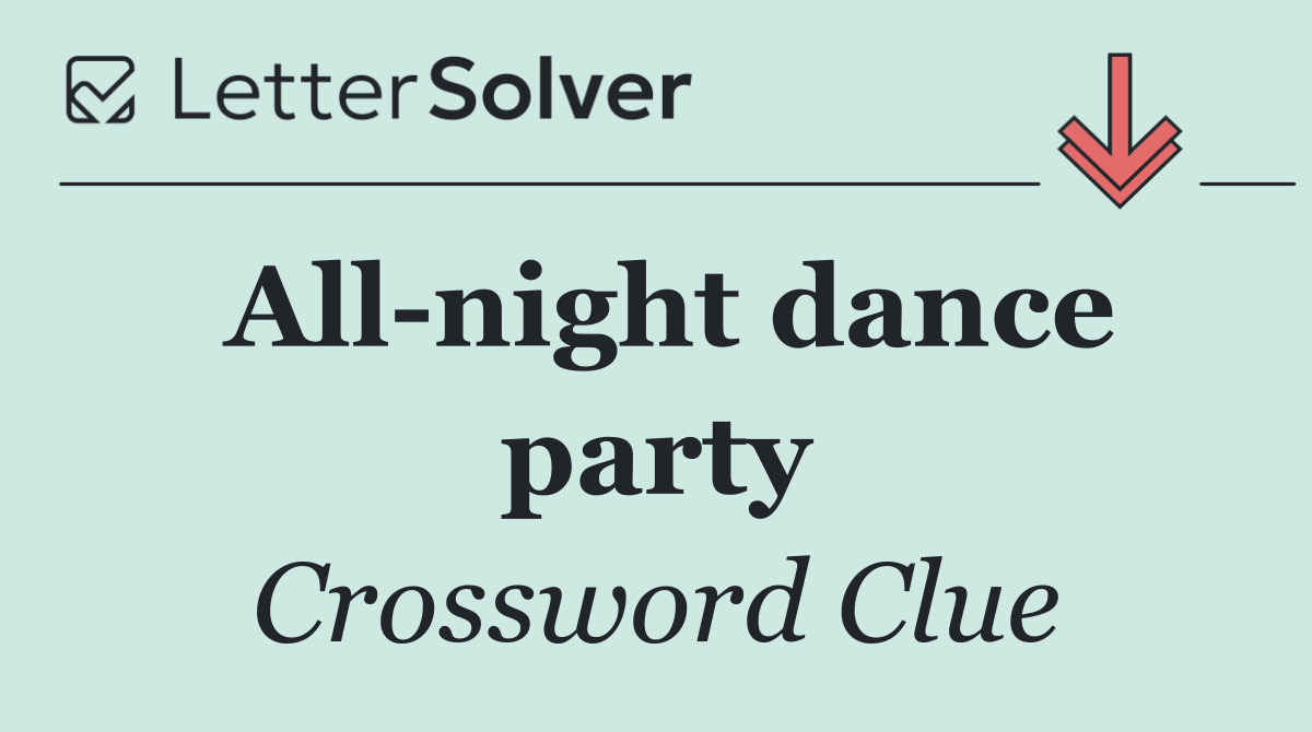 All night dance party
