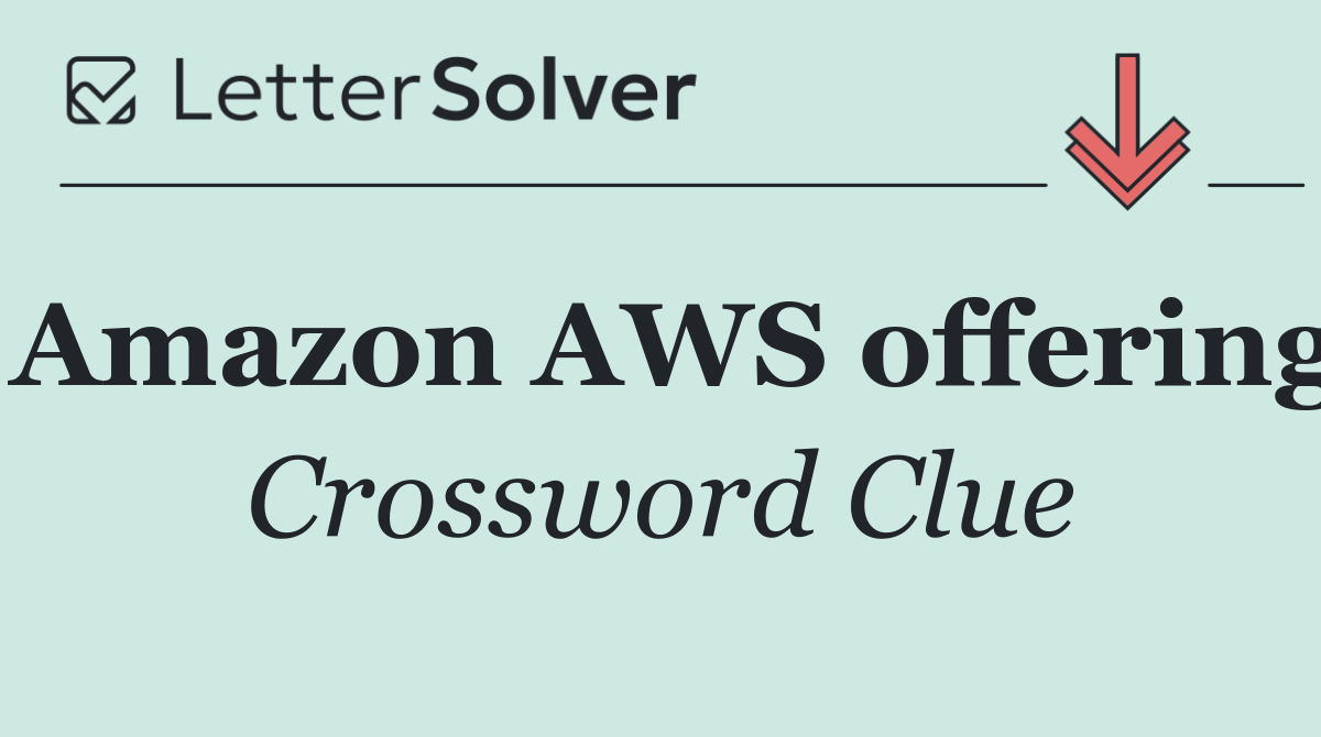 Amazon AWS offering