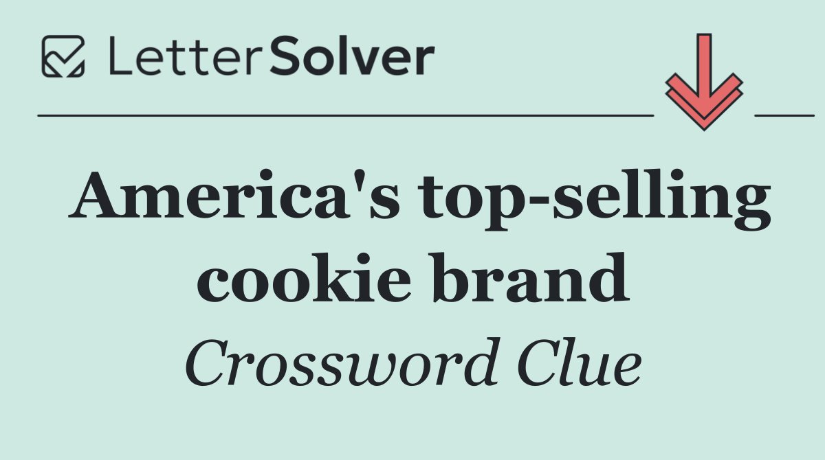 America's top selling cookie brand