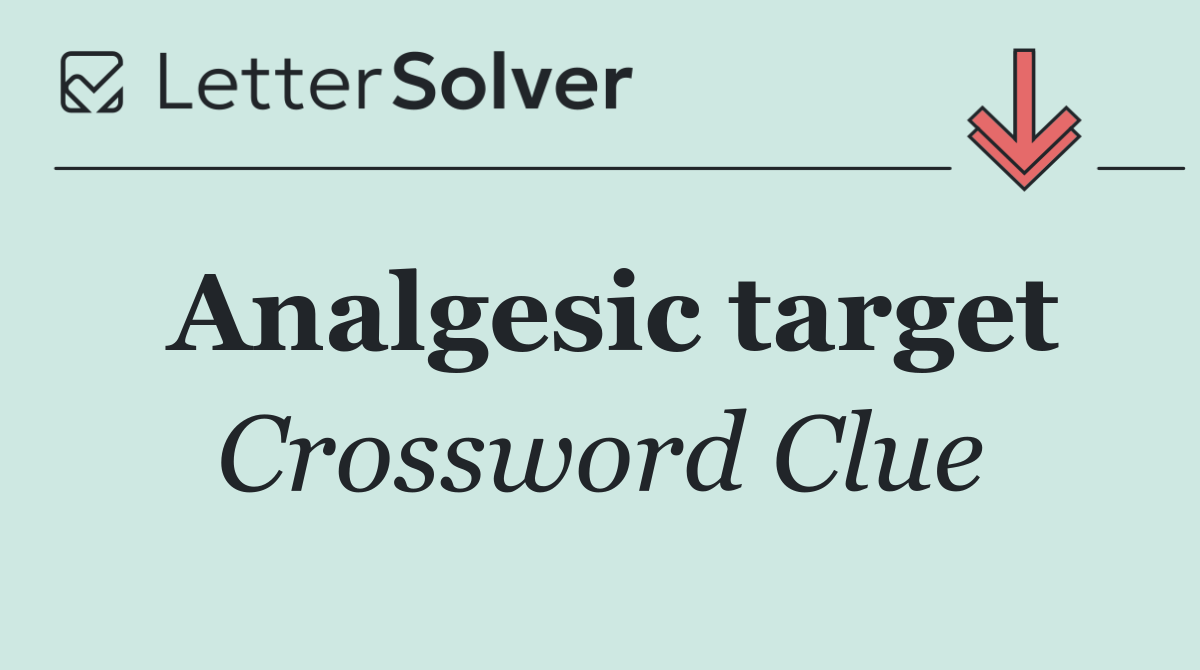 Analgesic target