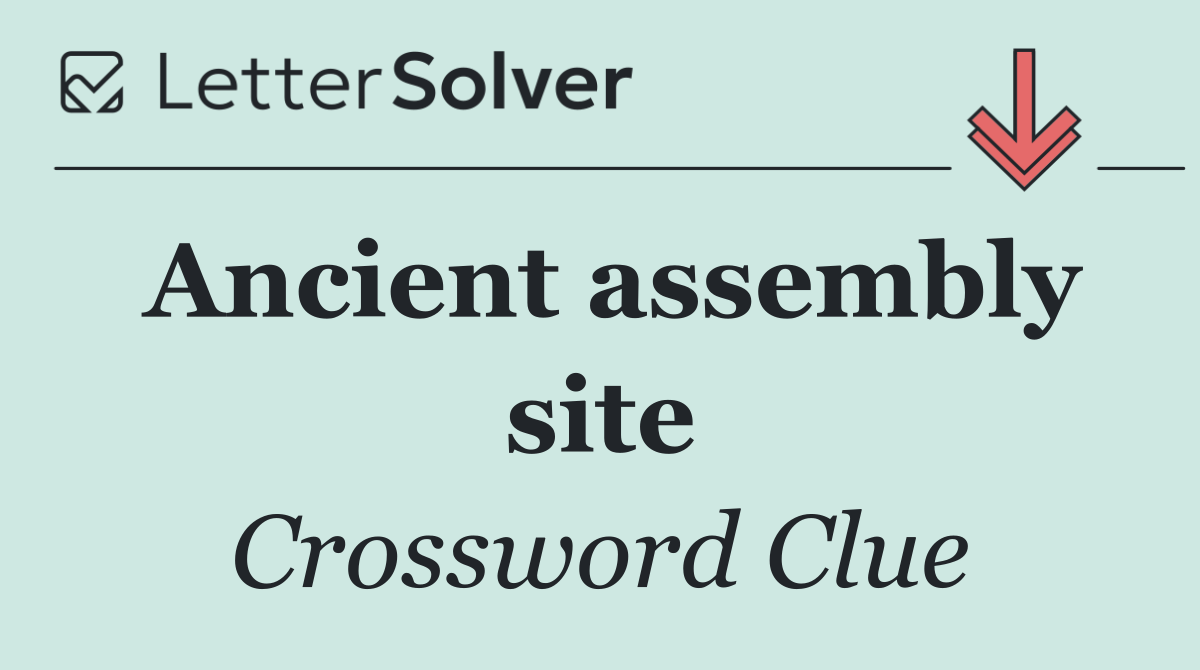 Ancient assembly site