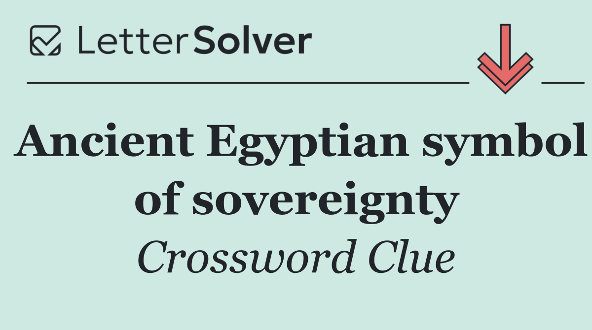 Ancient Egyptian symbol of sovereignty