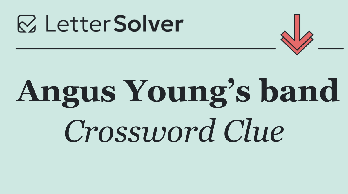 Angus Young’s band