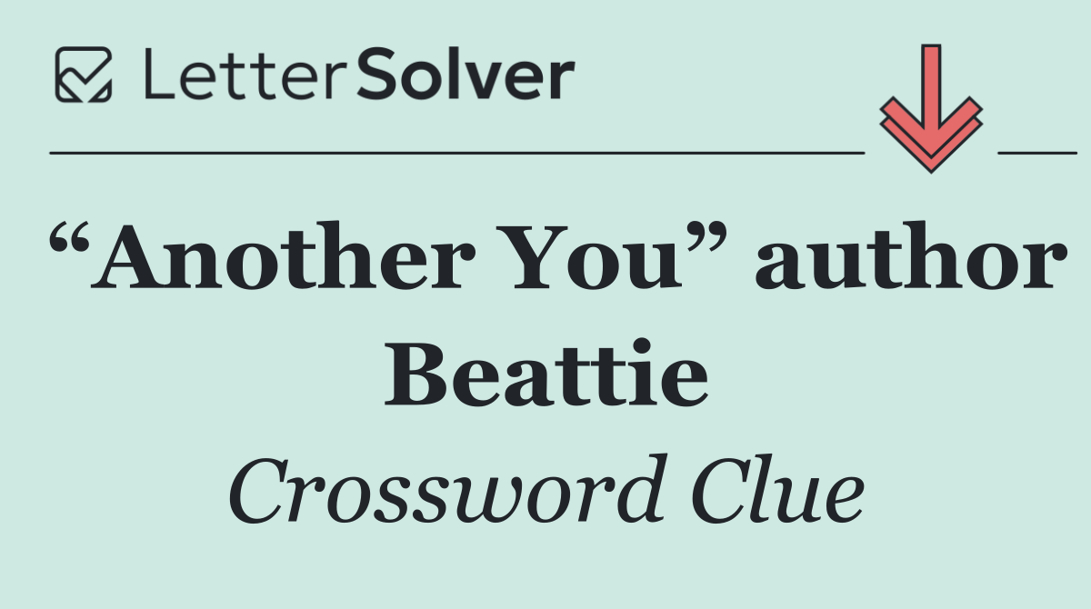 “Another You” author Beattie