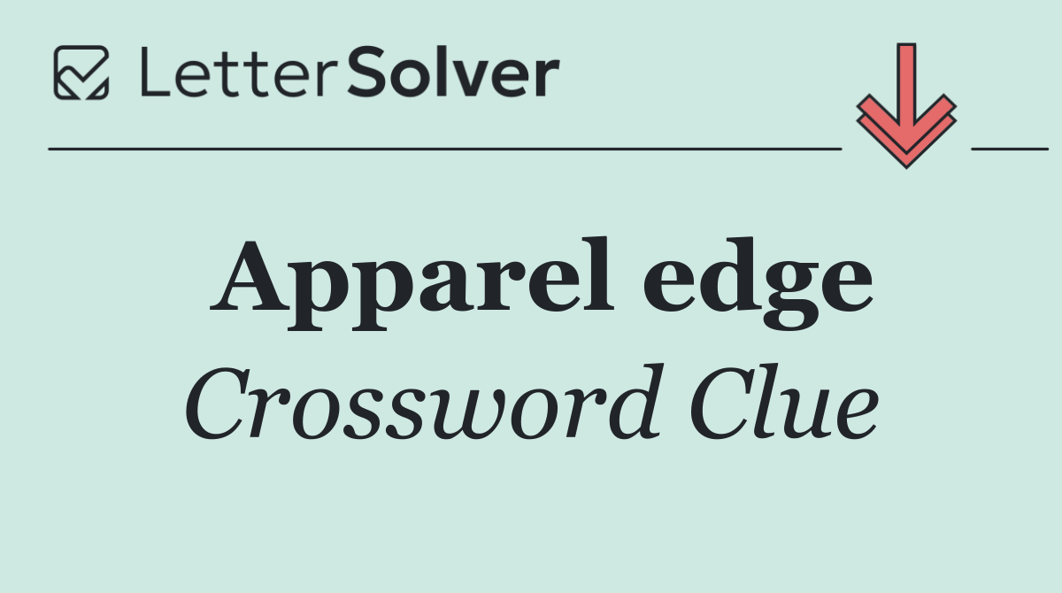 Apparel edge