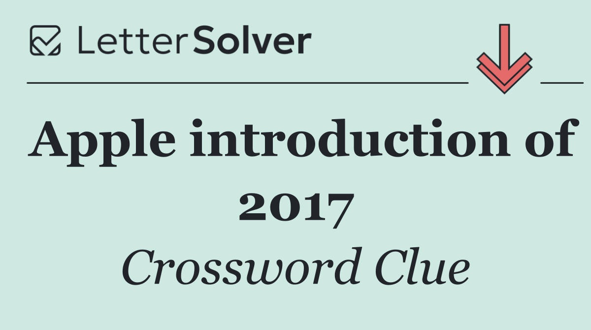 Apple introduction of 2017