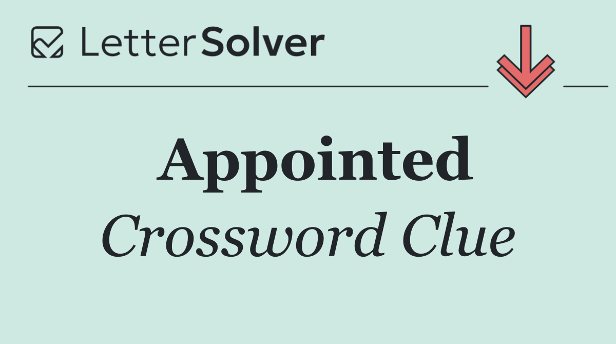 Appointed