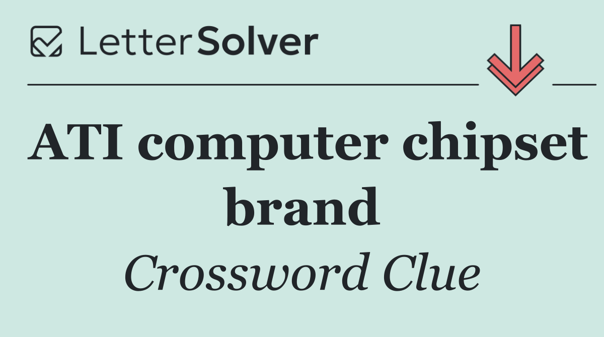 ATI computer chipset brand