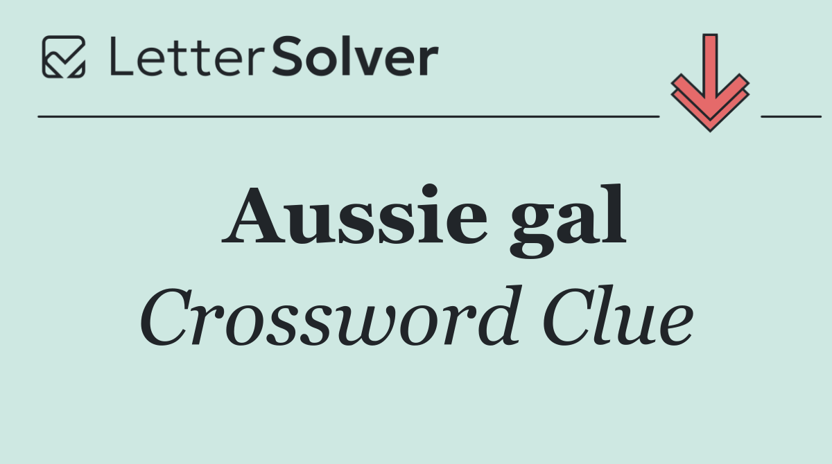 Aussie gal