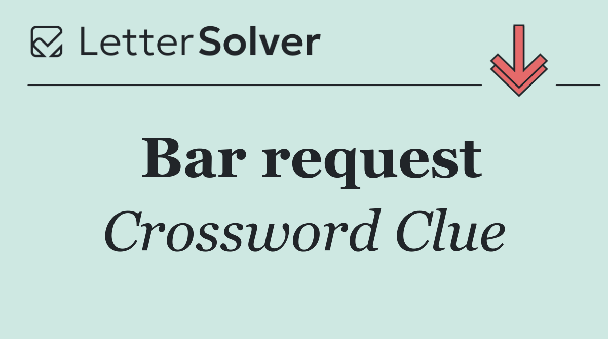 Bar request