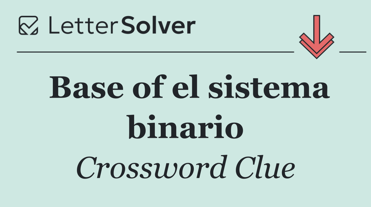 Base of el sistema binario