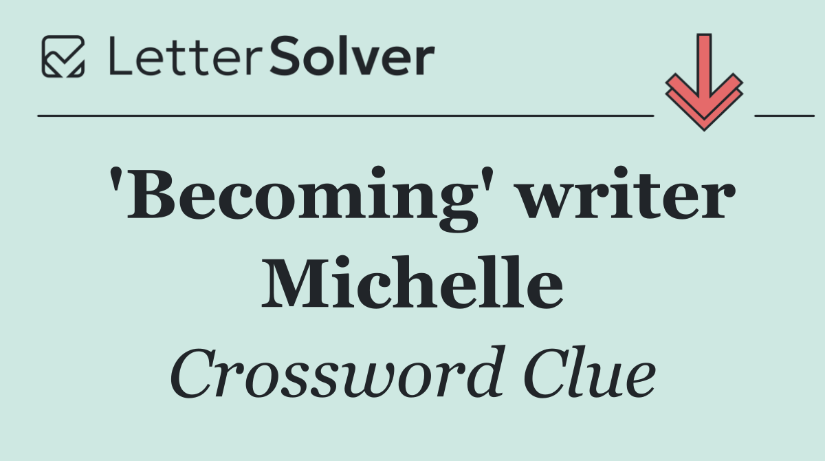 'Becoming' writer Michelle
