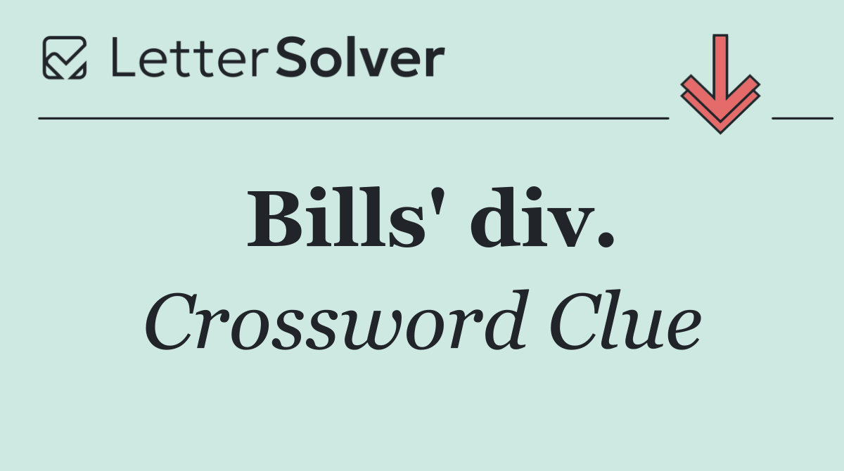 Bills' div.