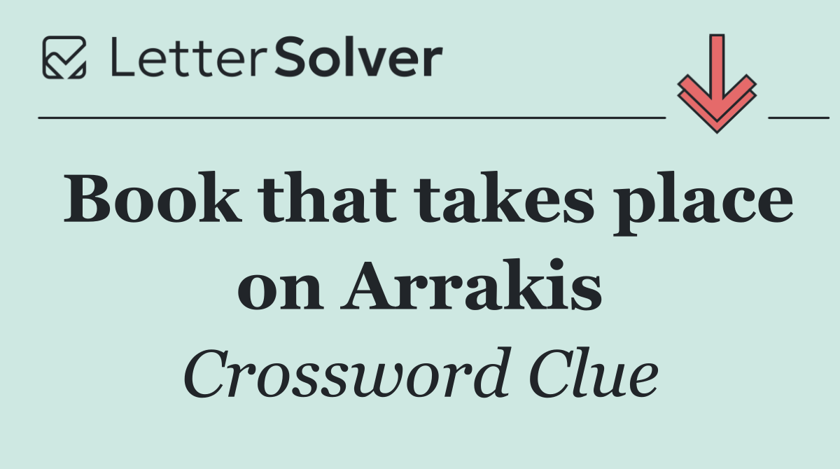 Book that takes place on Arrakis
