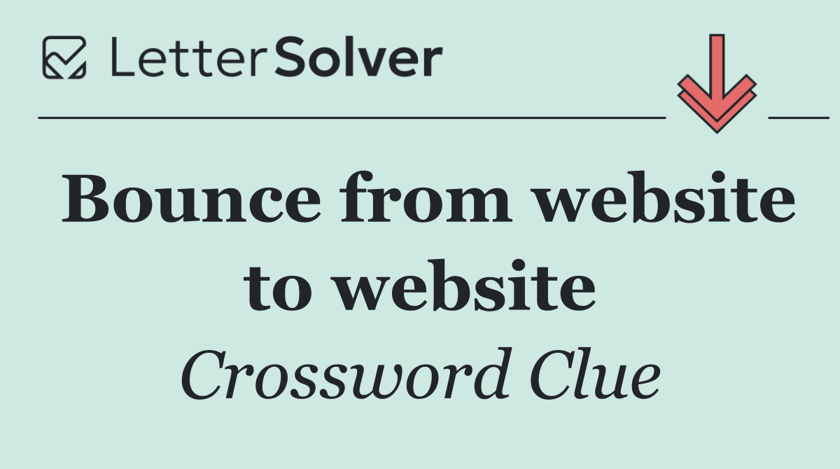 Bounce from website to website