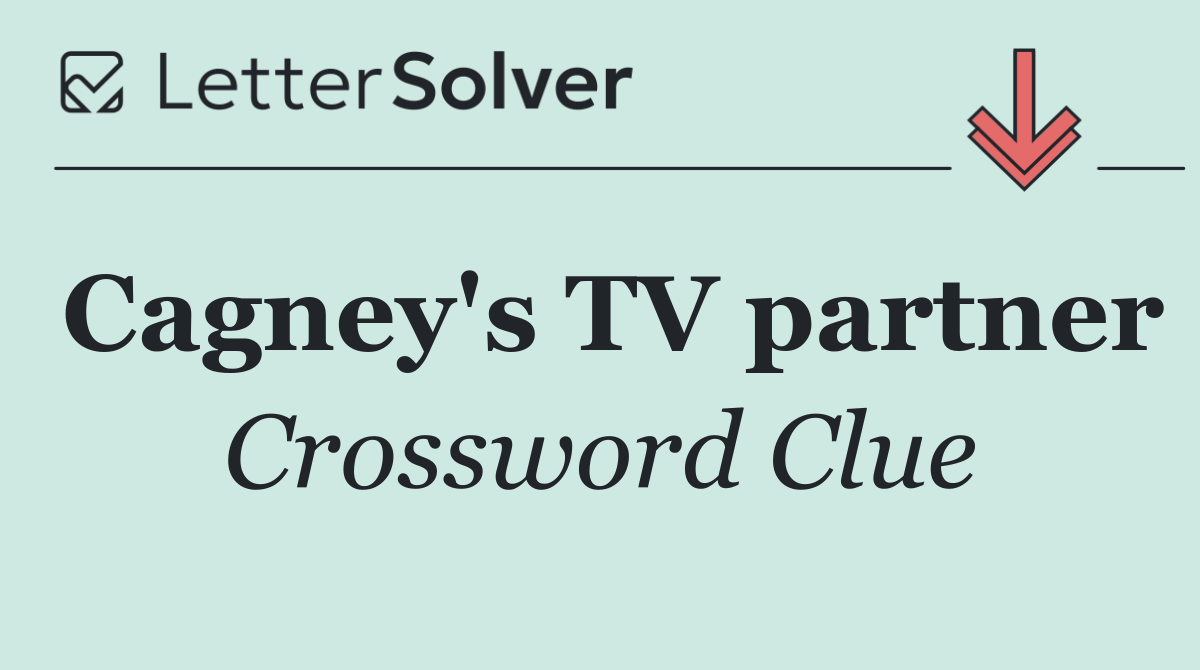 Cagney's TV partner