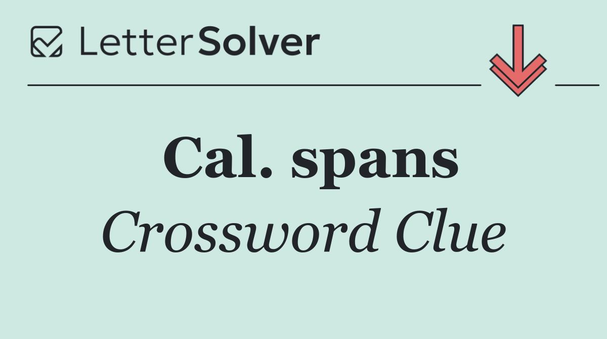 Cal. spans