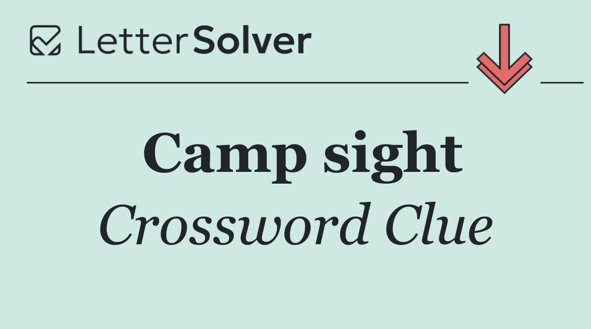 Camp sight