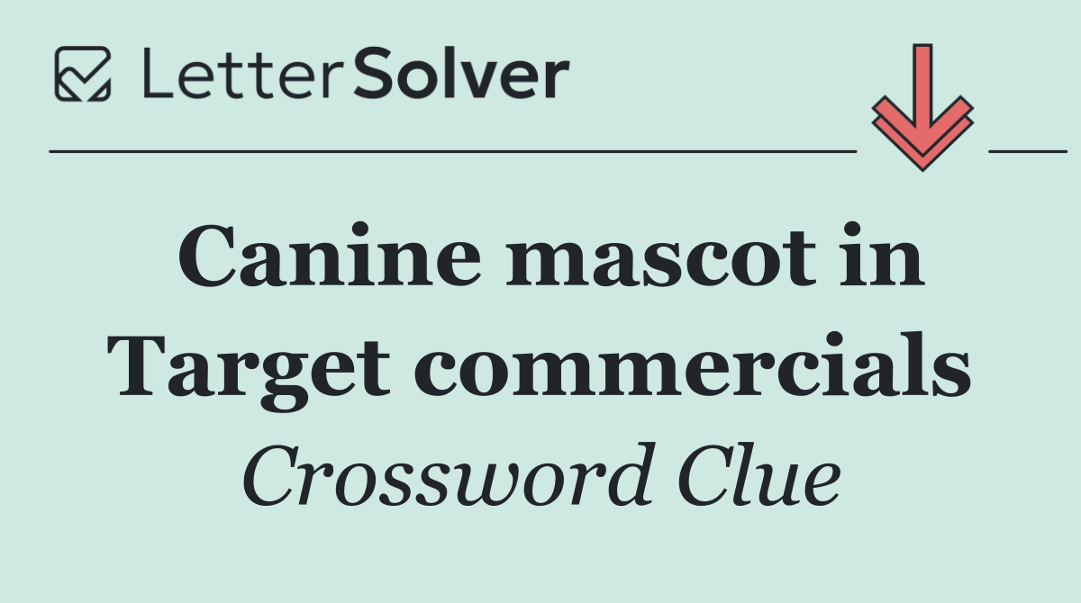Canine mascot in Target commercials