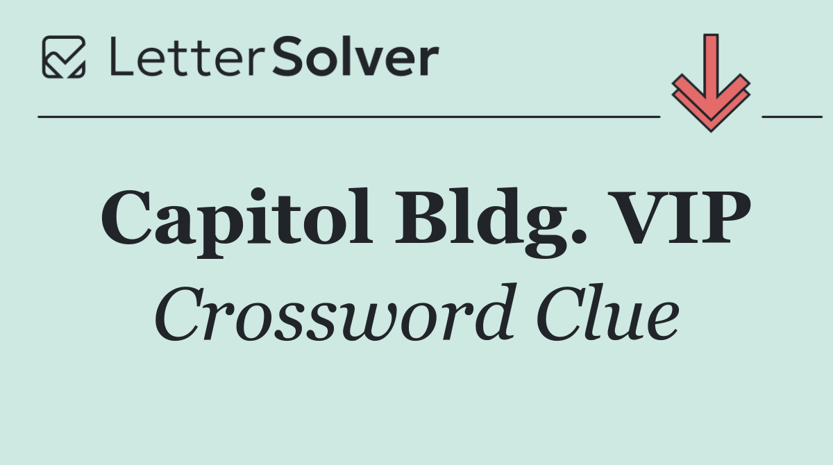 Capitol Bldg. VIP