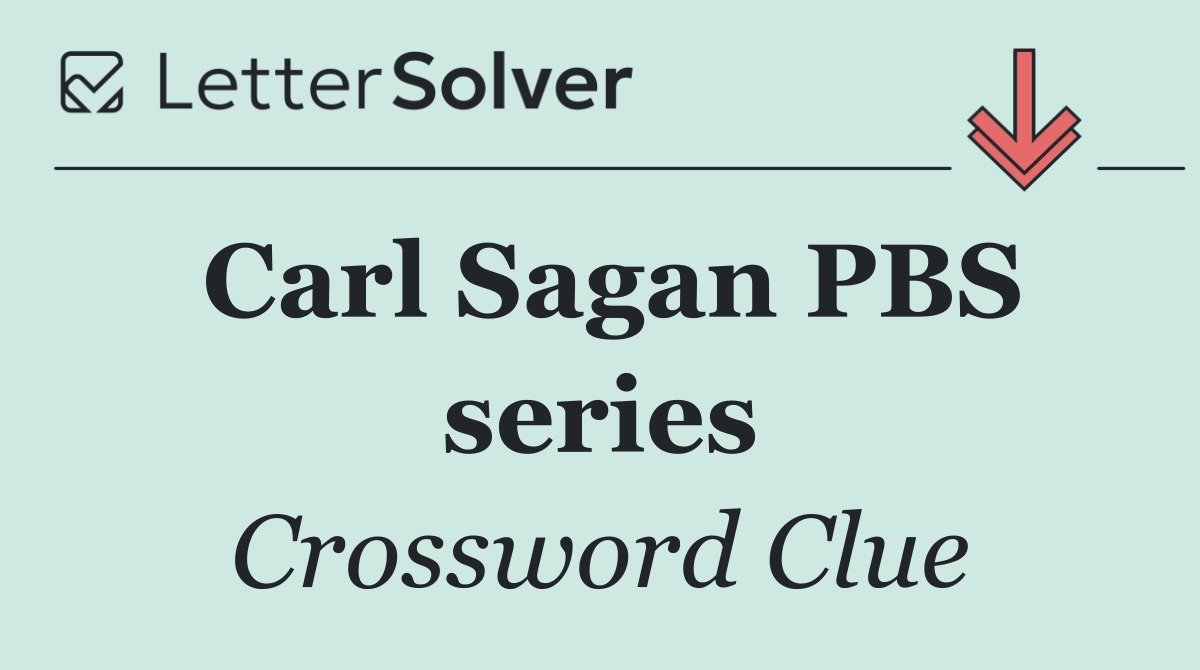 Carl Sagan PBS series