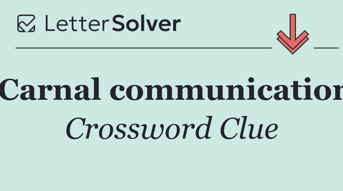 Carnal communication