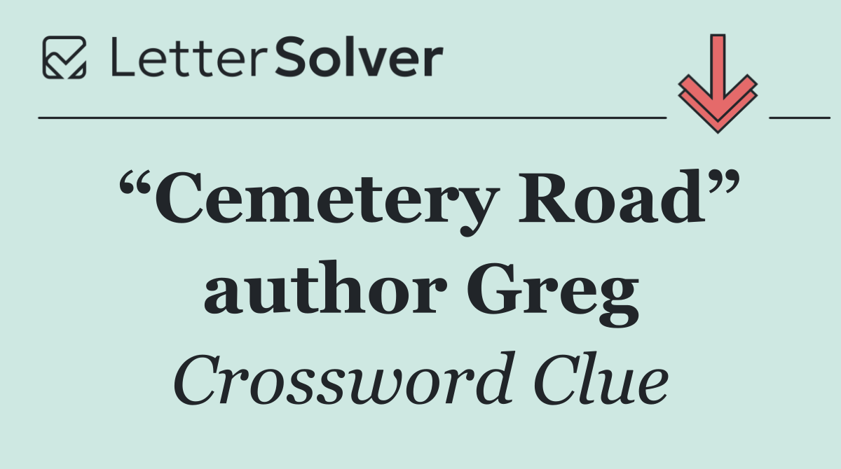 “Cemetery Road” author Greg