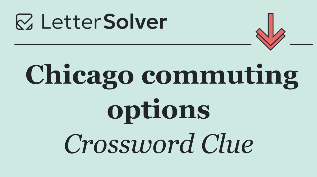 Chicago commuting options