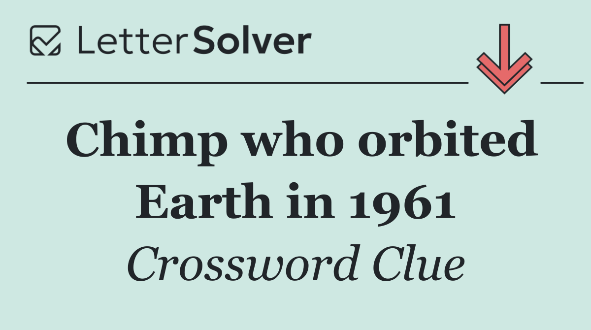 Chimp who orbited Earth in 1961