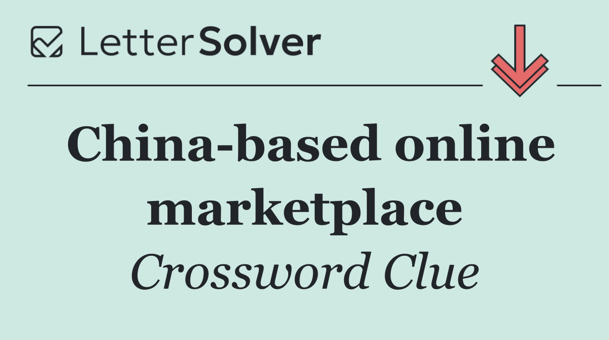 China based online marketplace