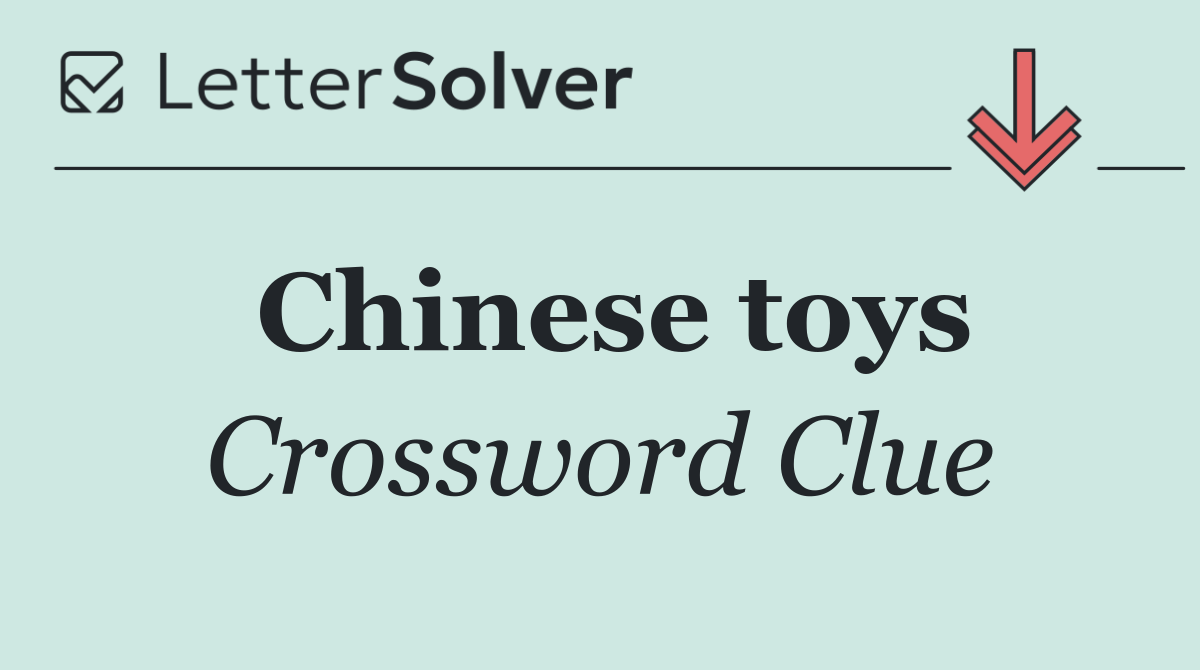 Chinese toys