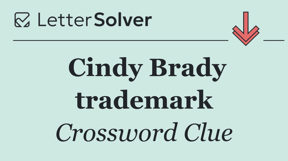 Cindy Brady trademark