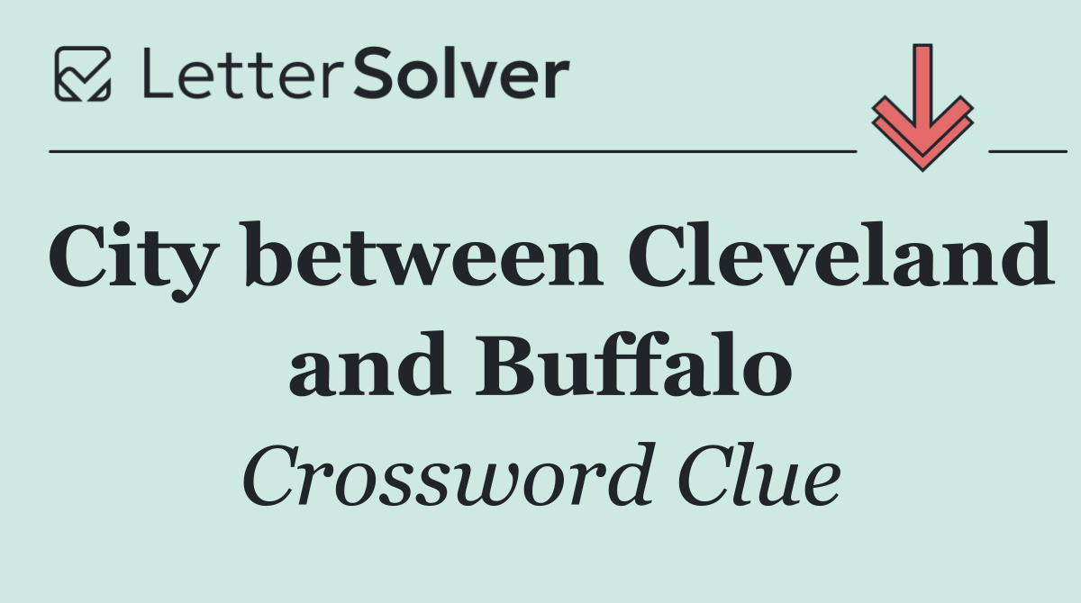 City between Cleveland and Buffalo