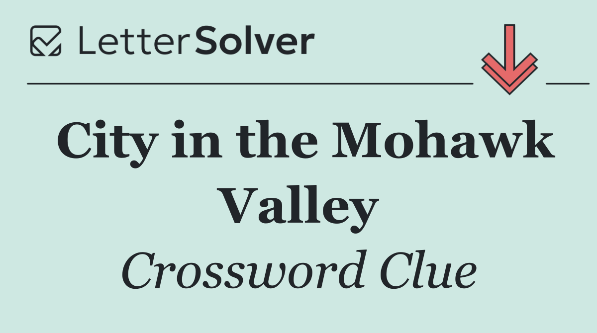 City in the Mohawk Valley